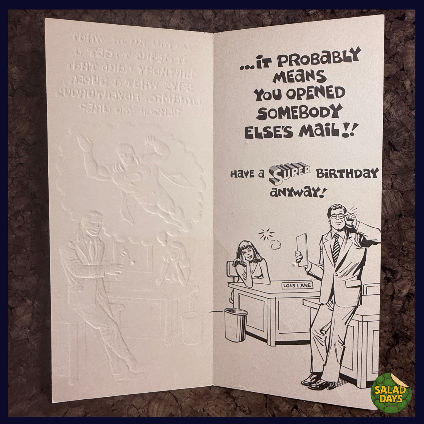 Super Rude -Vintage 1978 Greeting Card-