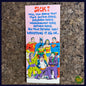 Super Sick -Vintage 1978 Greeting Card-