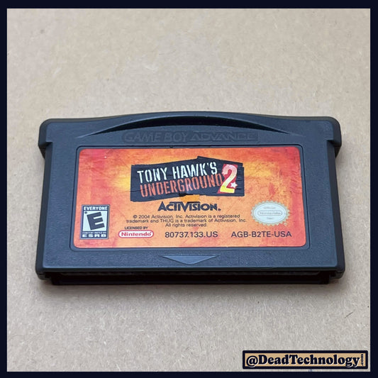 Tony Hawk Underground -GameBoy Advance- Game Cart