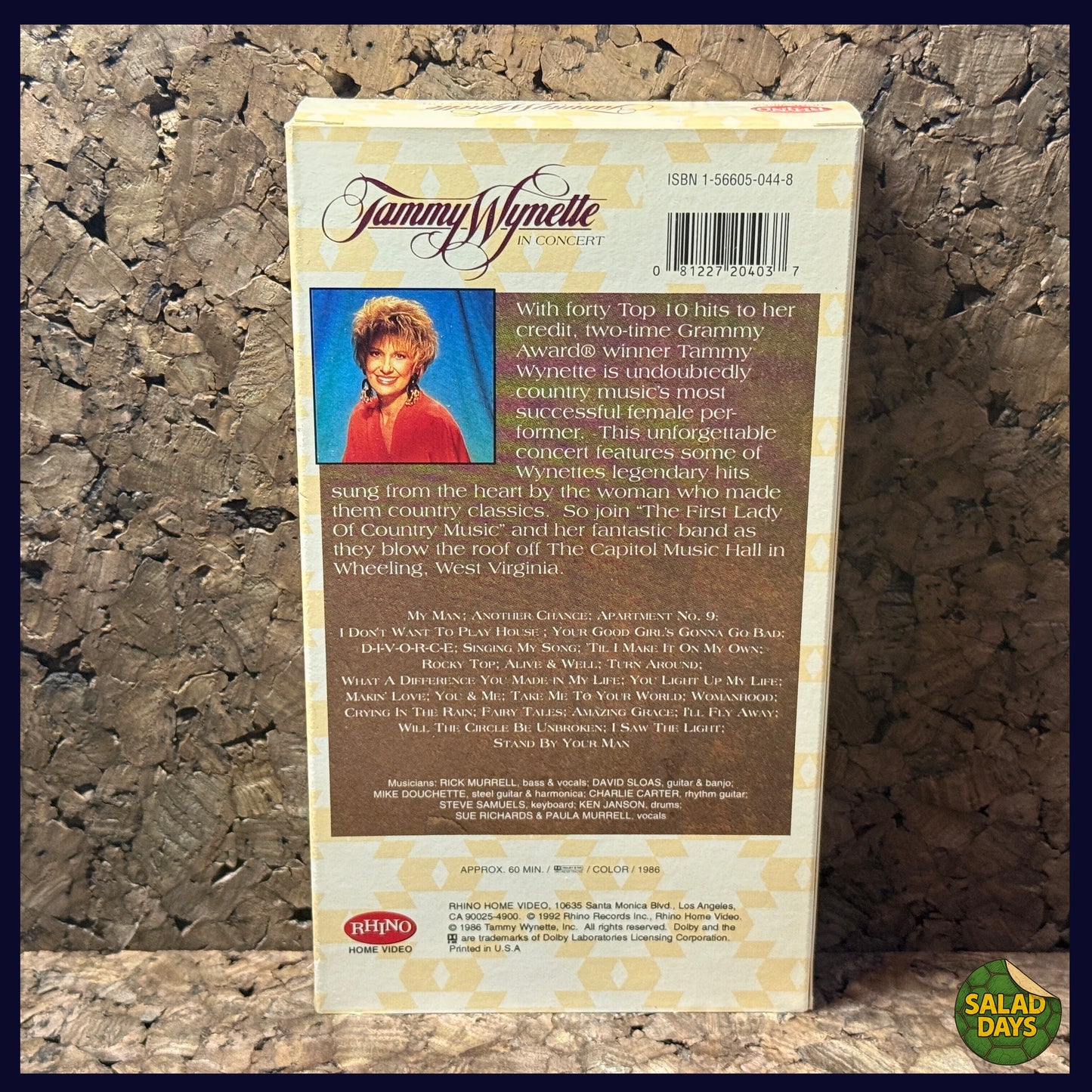 Tammy Wynette -VHS- In Concert