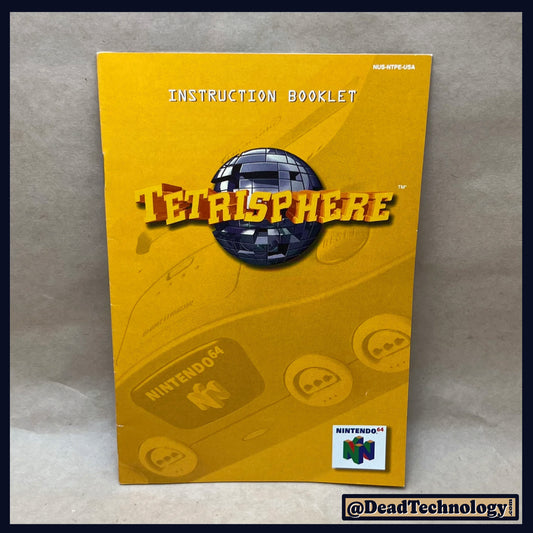 Tetrisphere -Nintendo 64- Manual