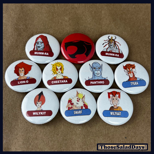 Thundercats -Buttons- 10 Pack