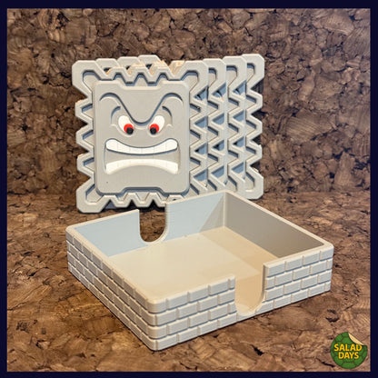 Thwomp Set -Drink Coaster- with Tray