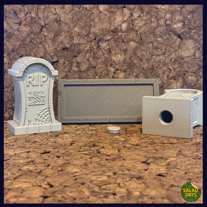 Tombstone -Salt & Pepper Shakers-