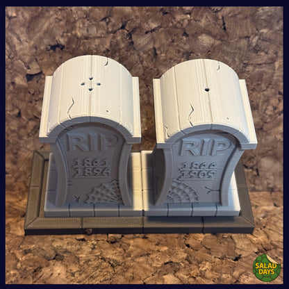 Tombstone -Salt & Pepper Shakers-