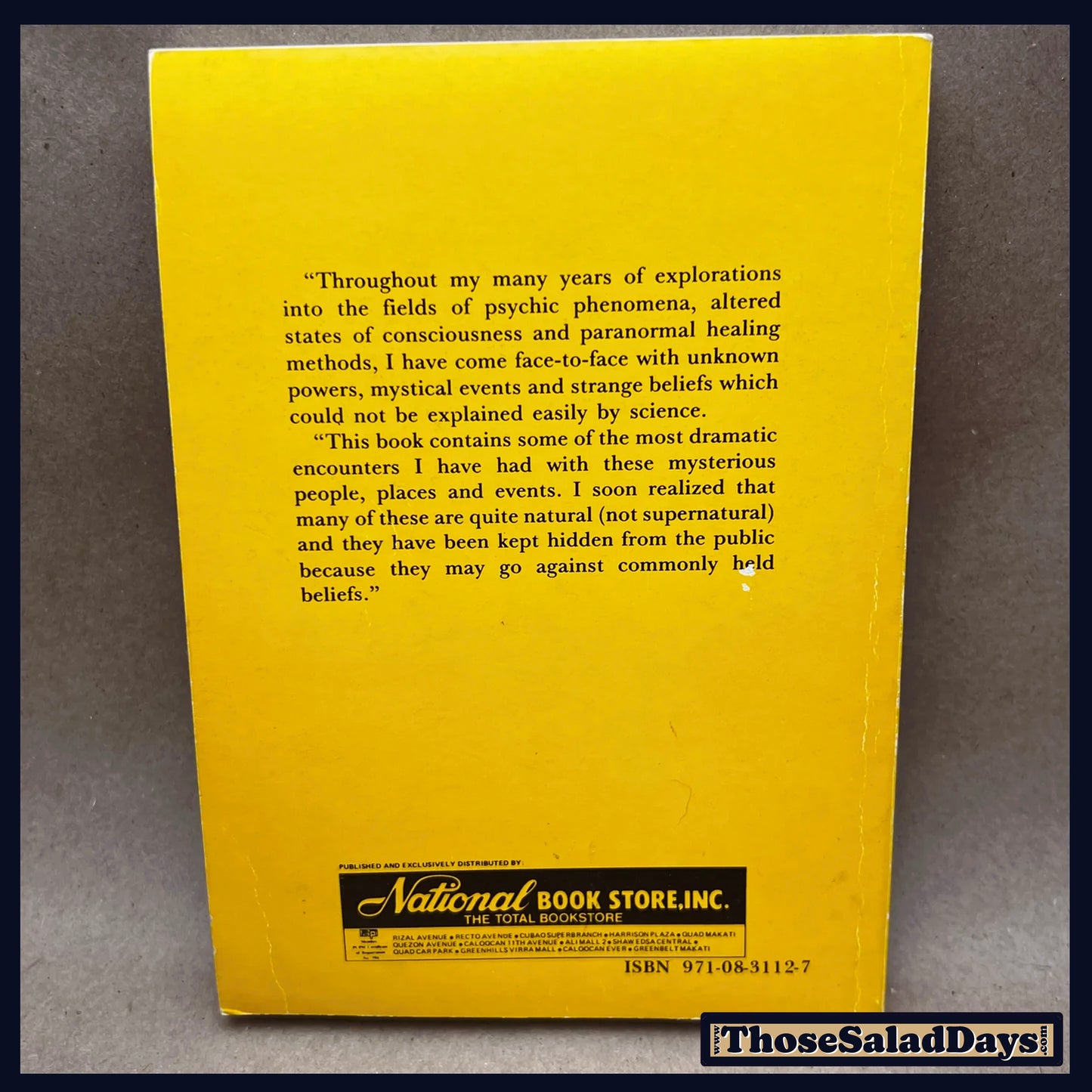 True Encounters of the Unknown -Jamie T. Licauco- Conspiracy Book