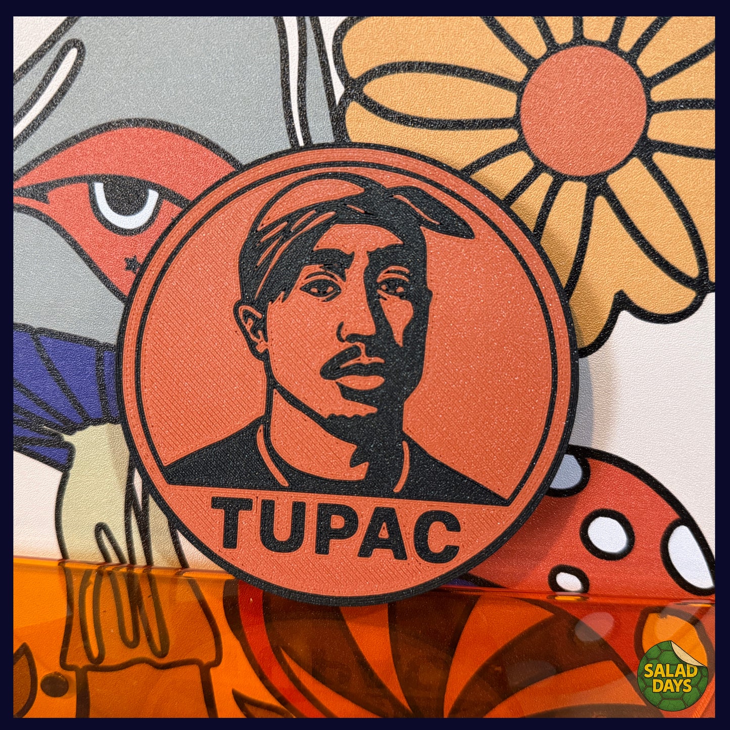 East vs West Coasters -Drink Coaster- Tupac & Biggie Smalls