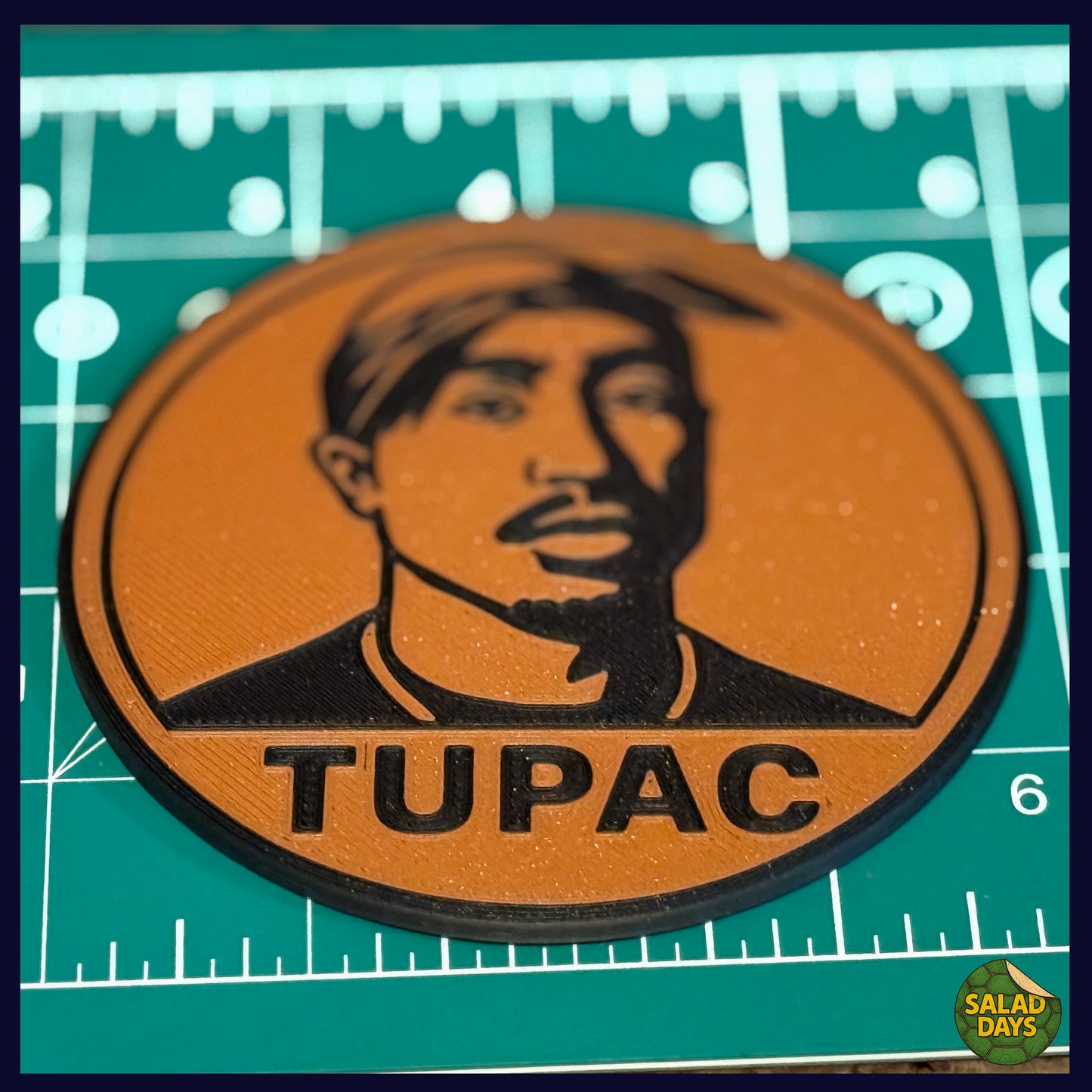 Tupac -Drink Coaster- West Coaster
