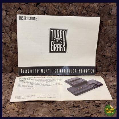 TurboTap -Turbo Grafx- Multi Controller Adapter Box & Papers