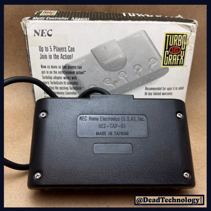 TurboTap -Turbo Grafx- Multi Controller Adapter Box & Papers