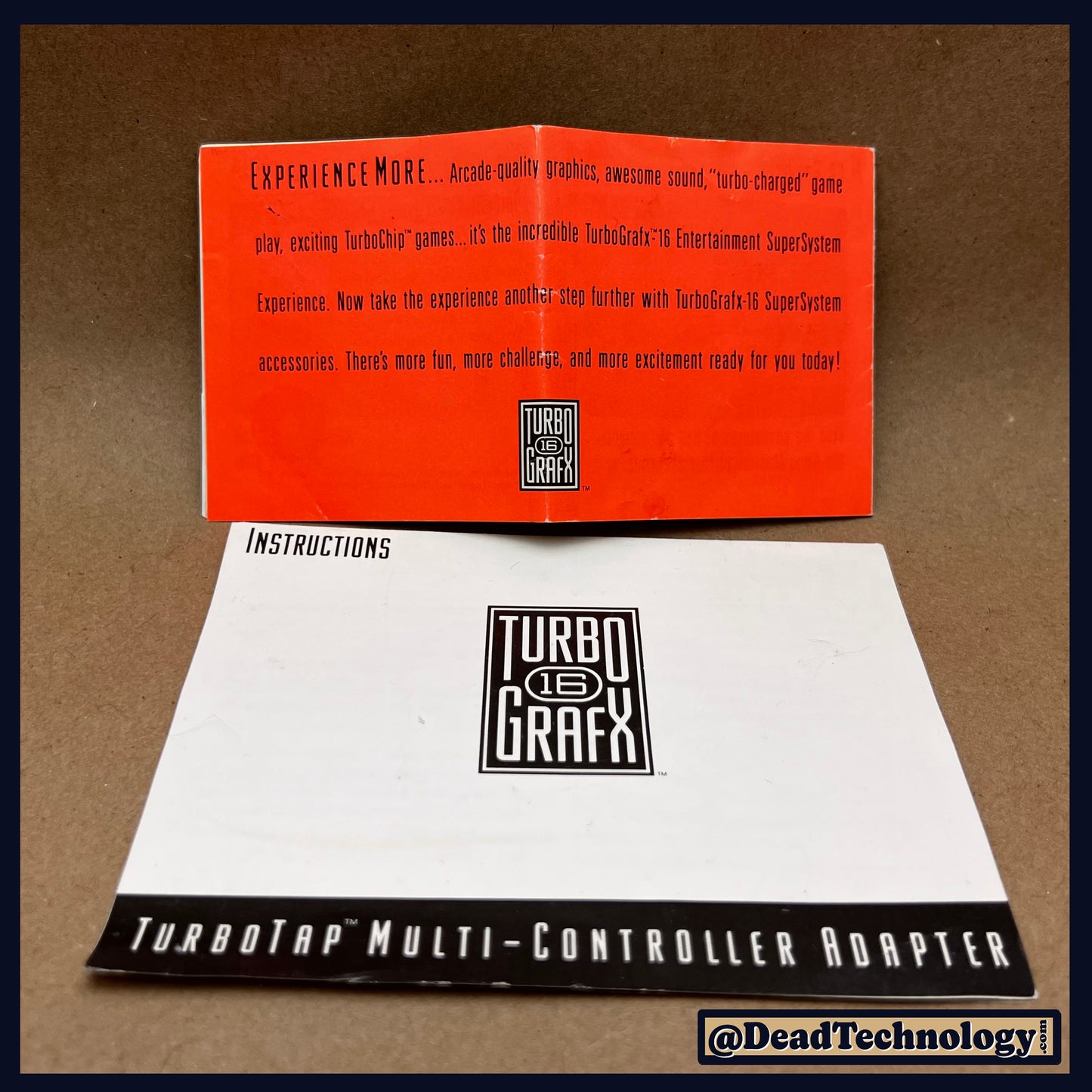 TurboTap -Turbo Grafx- Multi Controller Adapter Box & Papers