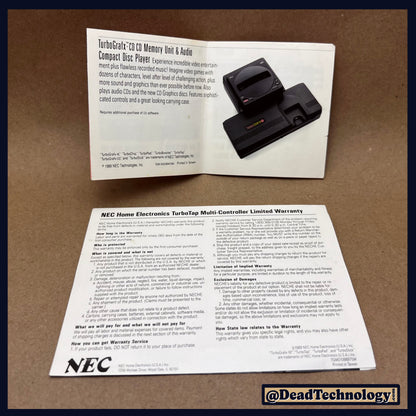 TurboTap -Turbo Grafx- Multi Controller Adapter Box & Papers