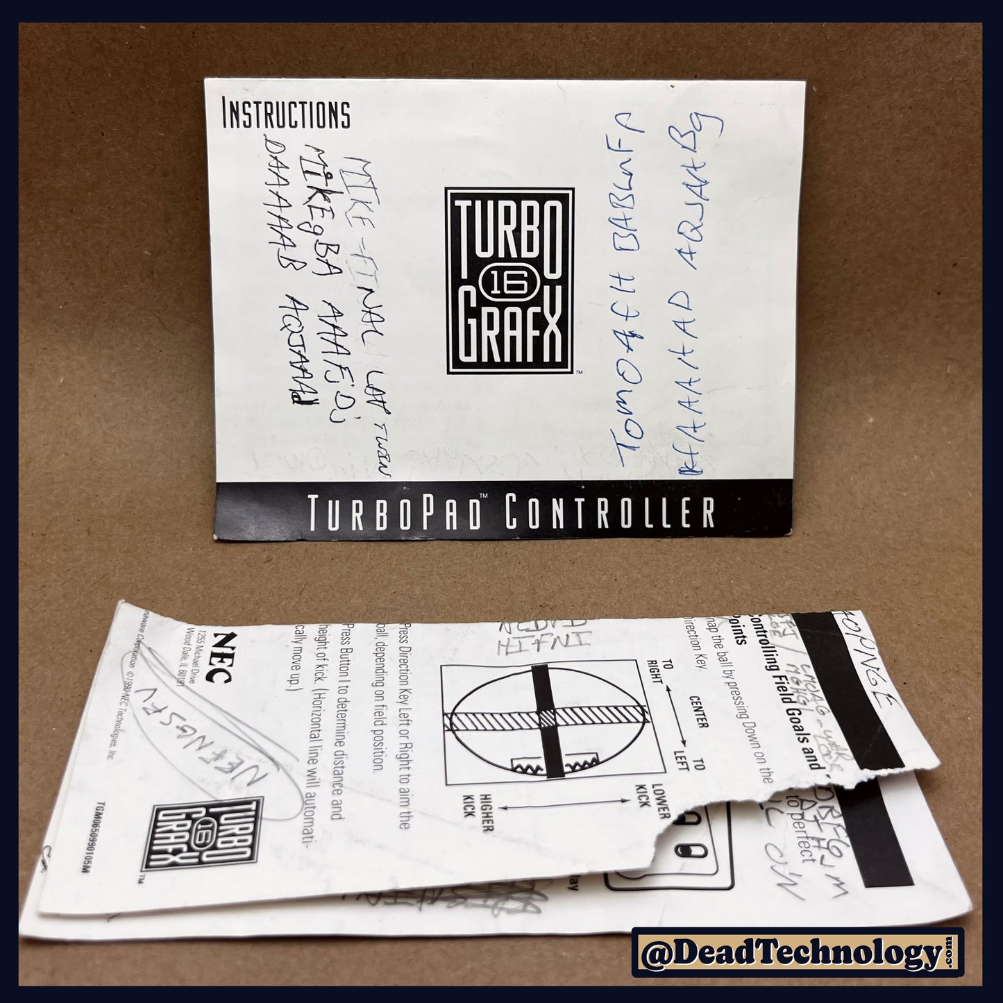 TurboTap -Turbo Grafx- Multi Controller Adapter Box & Papers