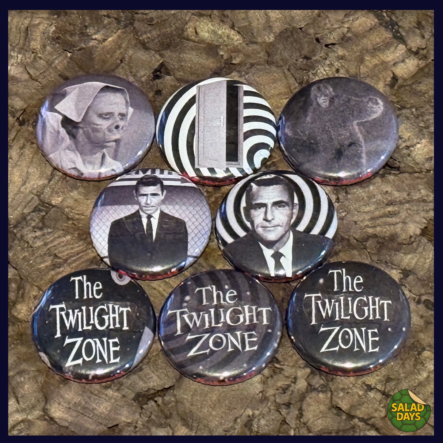 Twilight Zone -Buttons- 8 Pack