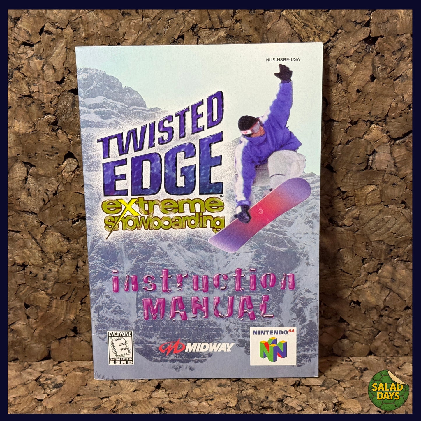 Twisted Edge Extreme Snowboarding -Nintendo 64- Manual
