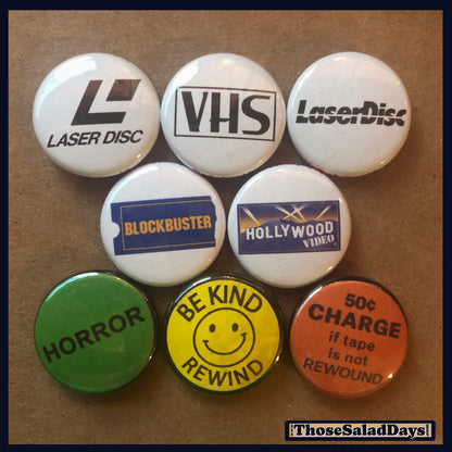 Rental Days -Buttons- 8 Pack