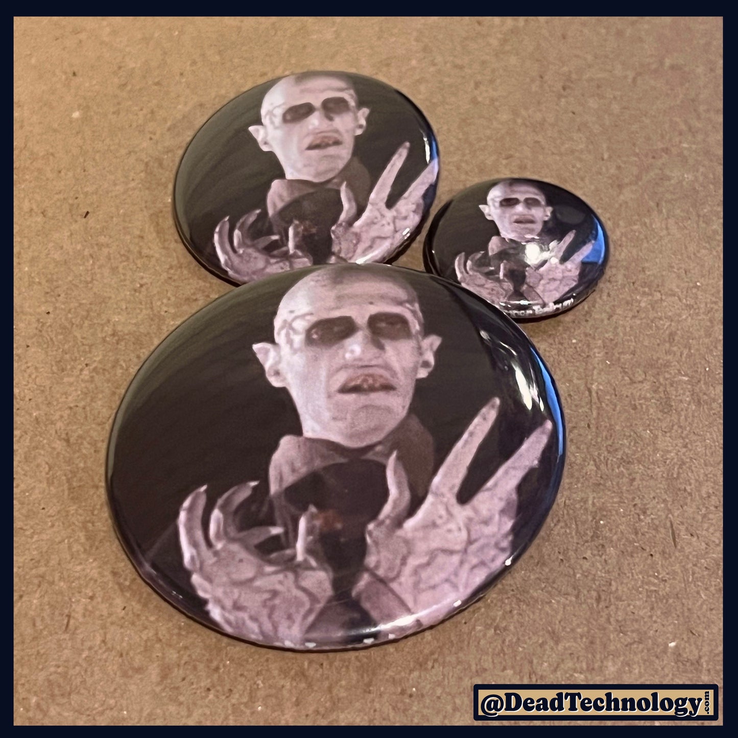 Are You Afraid of the Dark -Button/Bottle Opener- Nosferatu