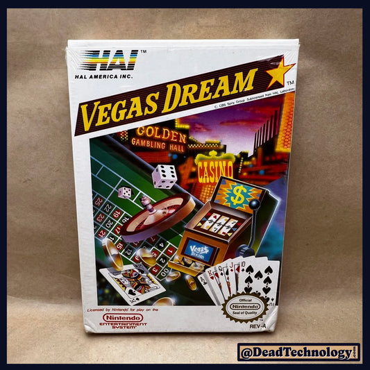 Vegas Dream Game -Nintendo Entertainment System- Complete