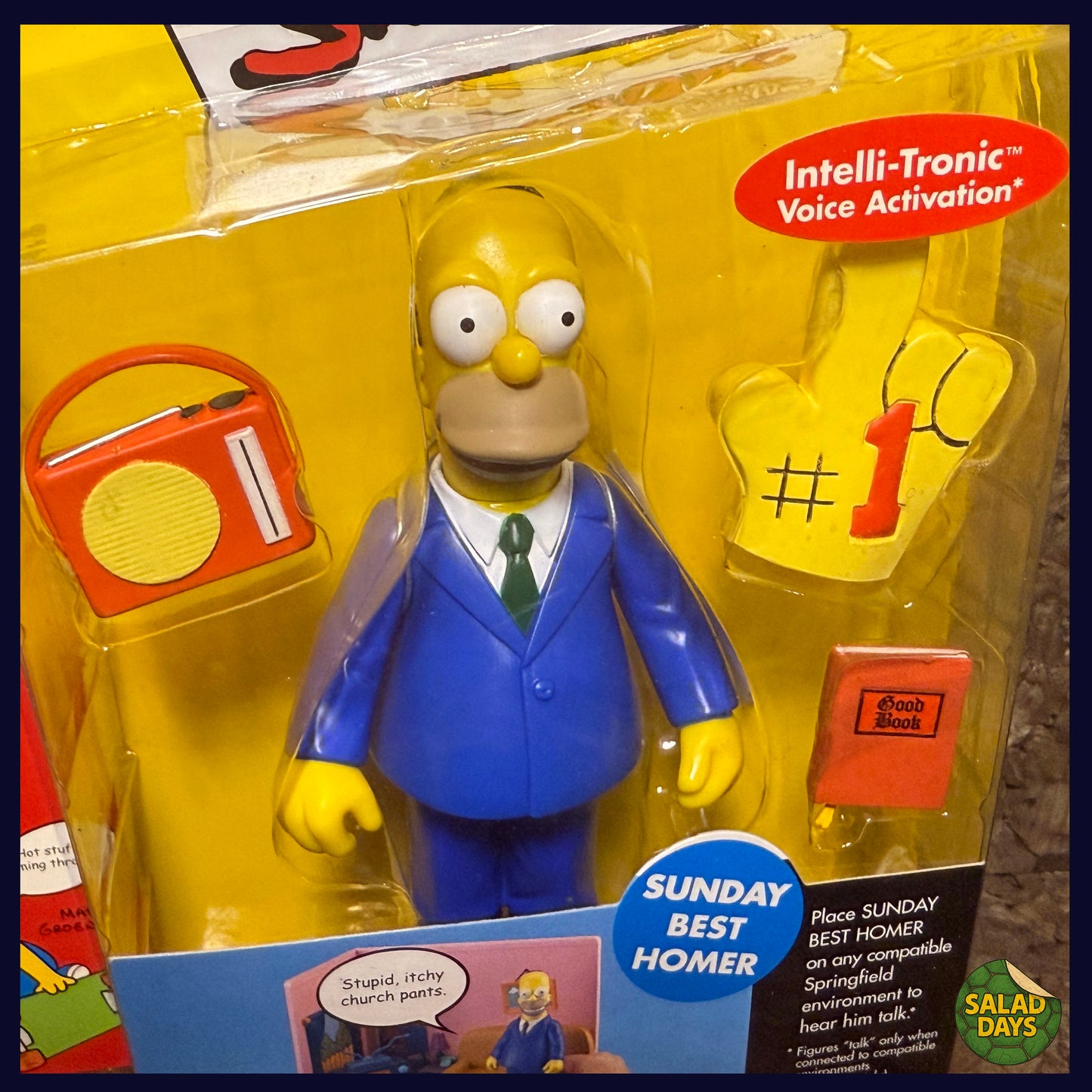 World of Springfield -Sunday Best Homer- Carded Action Figure