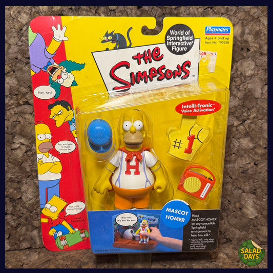 World of Springfield -Mascot Homer- Carded Action Figure