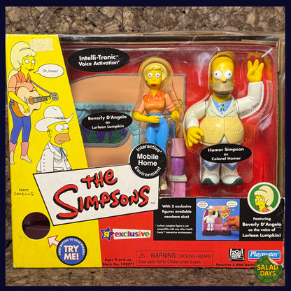 World of Springfield -Colonel Homer- with Lurleen Lumpkin Carded Action Figure