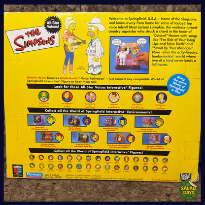 World of Springfield -Colonel Homer- with Lurleen Lumpkin Carded Action Figure