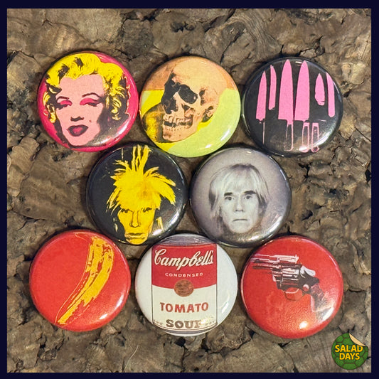 Warhol -Button/Bottle Opener- 8 Pack