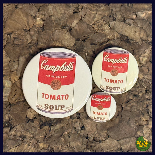 Warhol -Buttons/Bottle Openers- Campbell's Soup