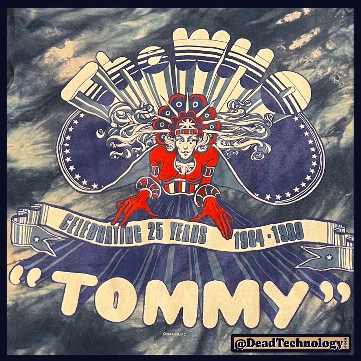 The Who Concert T-Shirt -Large- Tommy 25th Live