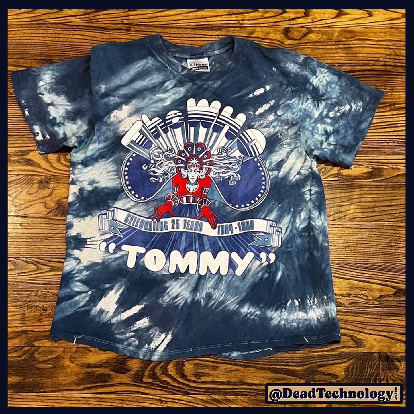 The Who Concert T-Shirt -Large- Tommy 25th Live