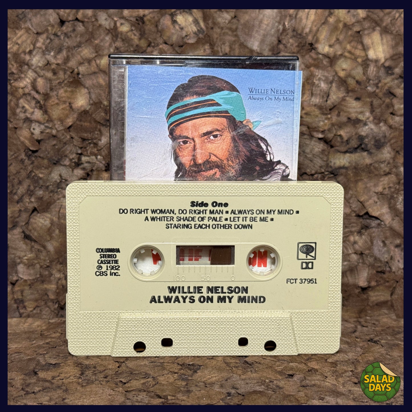 Willie Nelson -Cassette Tape- Always On My Mind