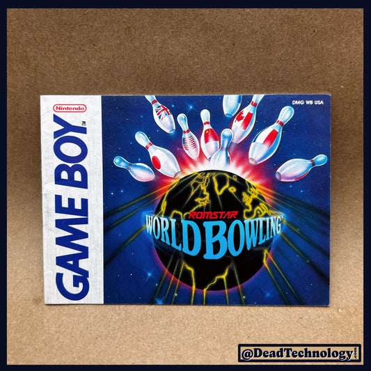 World Bowling -Nintendo GameBoy- Manual