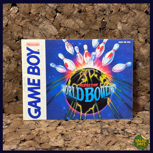World Bowling -Nintendo GameBoy- Manual