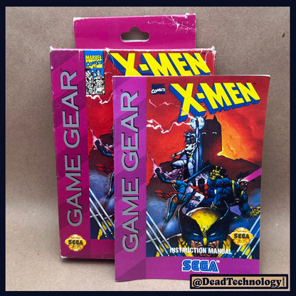 X-Men -Box & Manual Only- Sega Game Gear