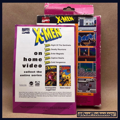 X-Men -Box & Manual Only- Sega Game Gear