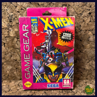 X-Men -Box & Manual Only- Sega Game Gear