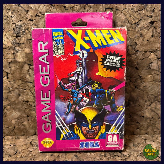 X-Men -Box & Manual Only- Sega Game Gear