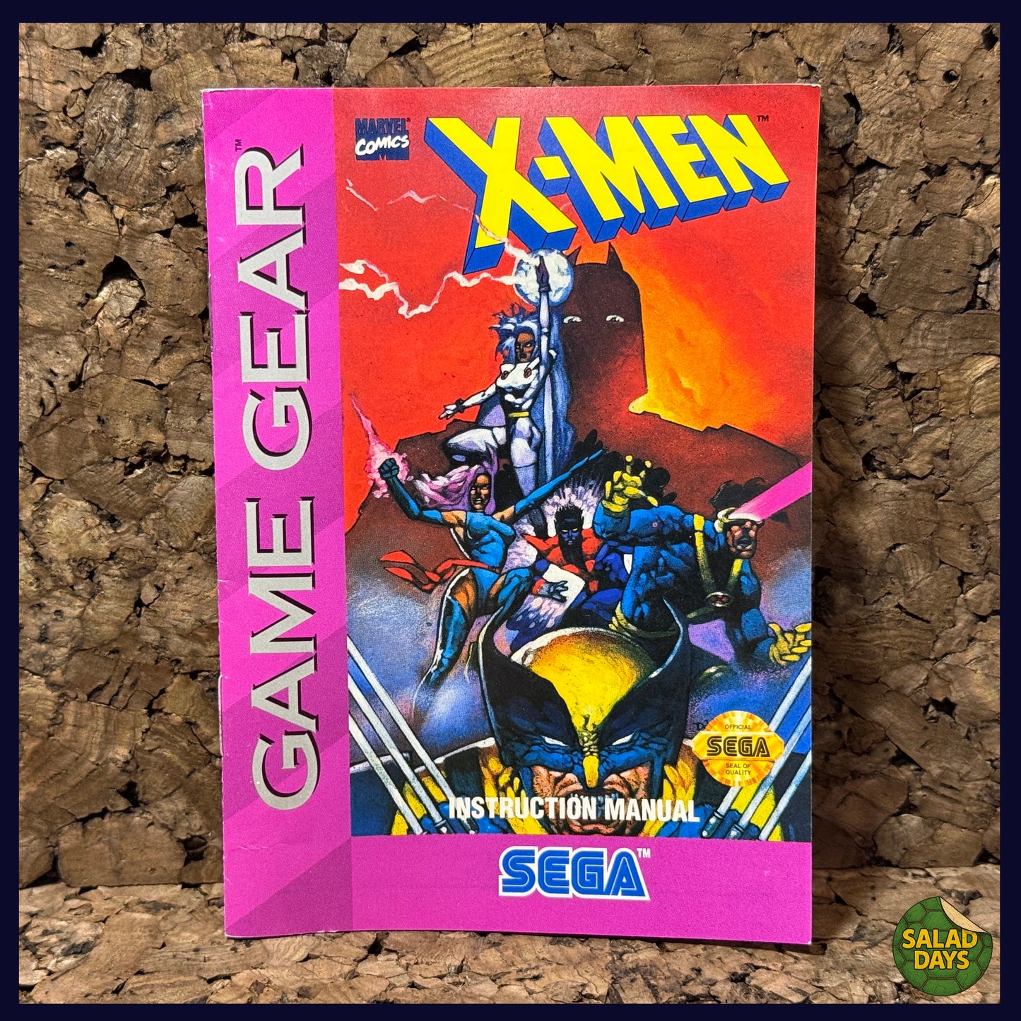 X-Men -Box & Manual Only- Sega Game Gear