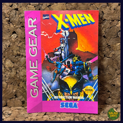 X-Men -Box & Manual Only- Sega Game Gear