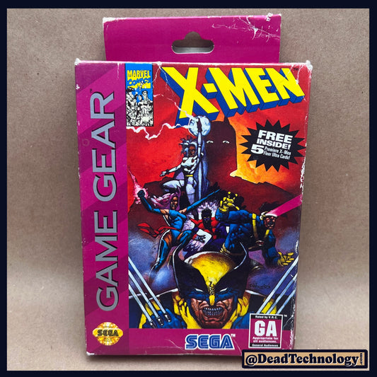 X-Men -Box & Manual Only- Sega Game Gear