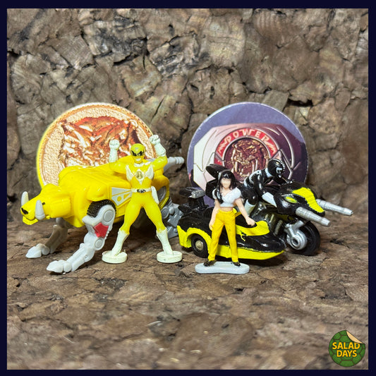 Mighty Morphin Power Rangers -Pack #4 Yellow Ranger- Micro Machines