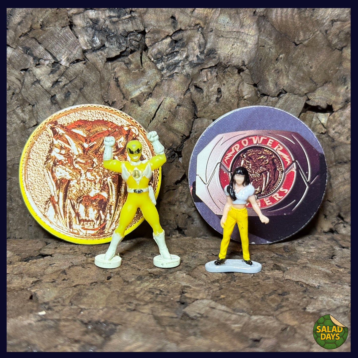Mighty Morphin Power Rangers -Pack #4 Yellow Ranger- Micro Machines