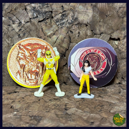 Mighty Morphin Power Rangers -Pack #4 Yellow Ranger- Micro Machines