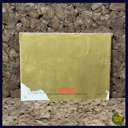 The Legend of Zelda -Nintendo Entertainment System- Manual