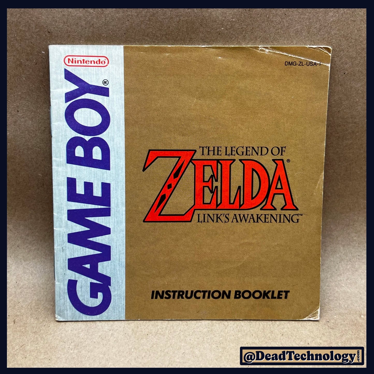 Legend of Zelda -Nintendo GameBoy- Link's Awakening Manual