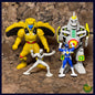 Mighty Morphin Power Rangers -Pack #2 Dragonzord vs Goldar- Micro Machines